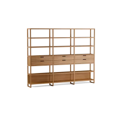 Regal QuintumVariante 18, B 2930 x T 360 x H 2350 mm (Buche)