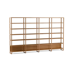 Regal QuintumVariante 19, B 3895 x T 360 x H 2350 mm (Buche)