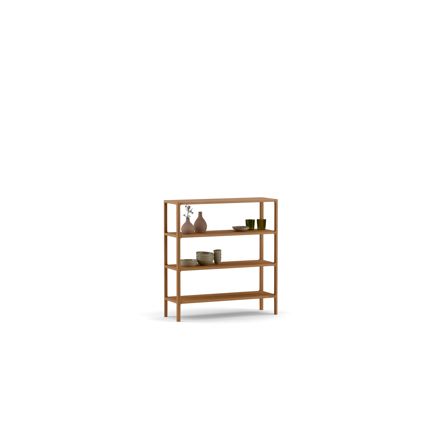 Regal Tenso(Buche, 4 Fächer, 100cm)