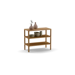Regal Tenso(Eiche, 3 Fächer, 70cm)