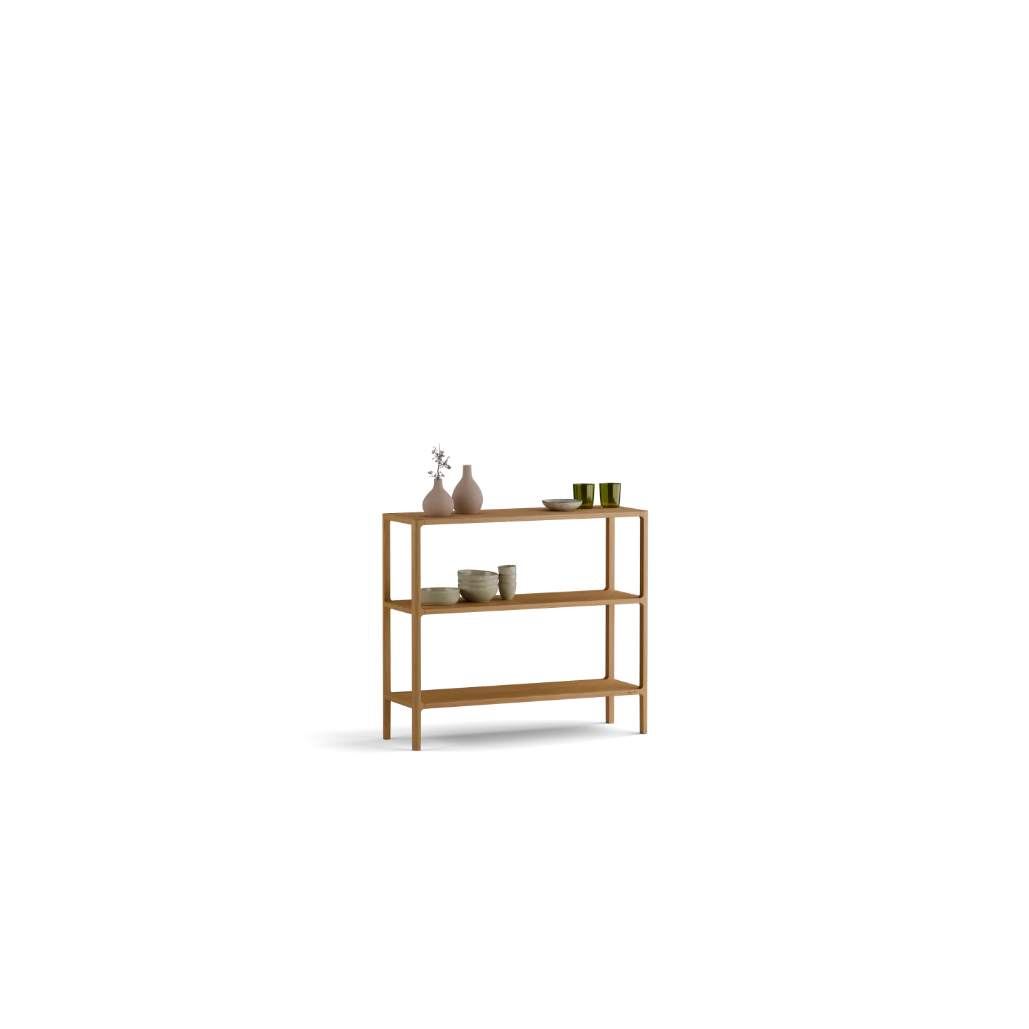 Regal Tenso(Eiche, 3 Fächer, 100cm)