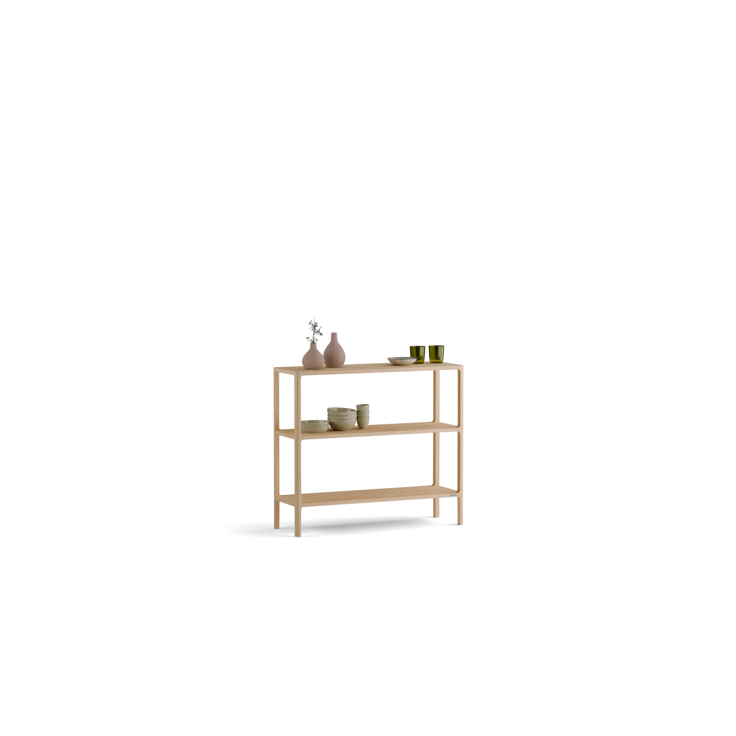 Regal Tenso(Esche, 3 Fächer, 100cm)