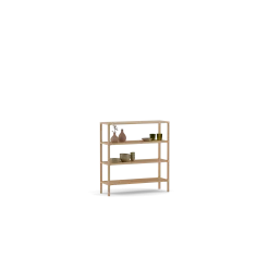 Regal Tenso(Esche, 4 Fächer, 100cm)