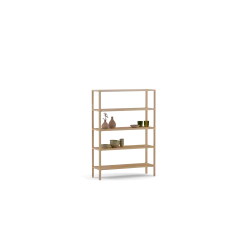 Regal Tenso(Esche, 5 Fächer, 100cm)