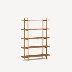 Regal TondaBreite 120 cm (Buche, 5 Fächer)