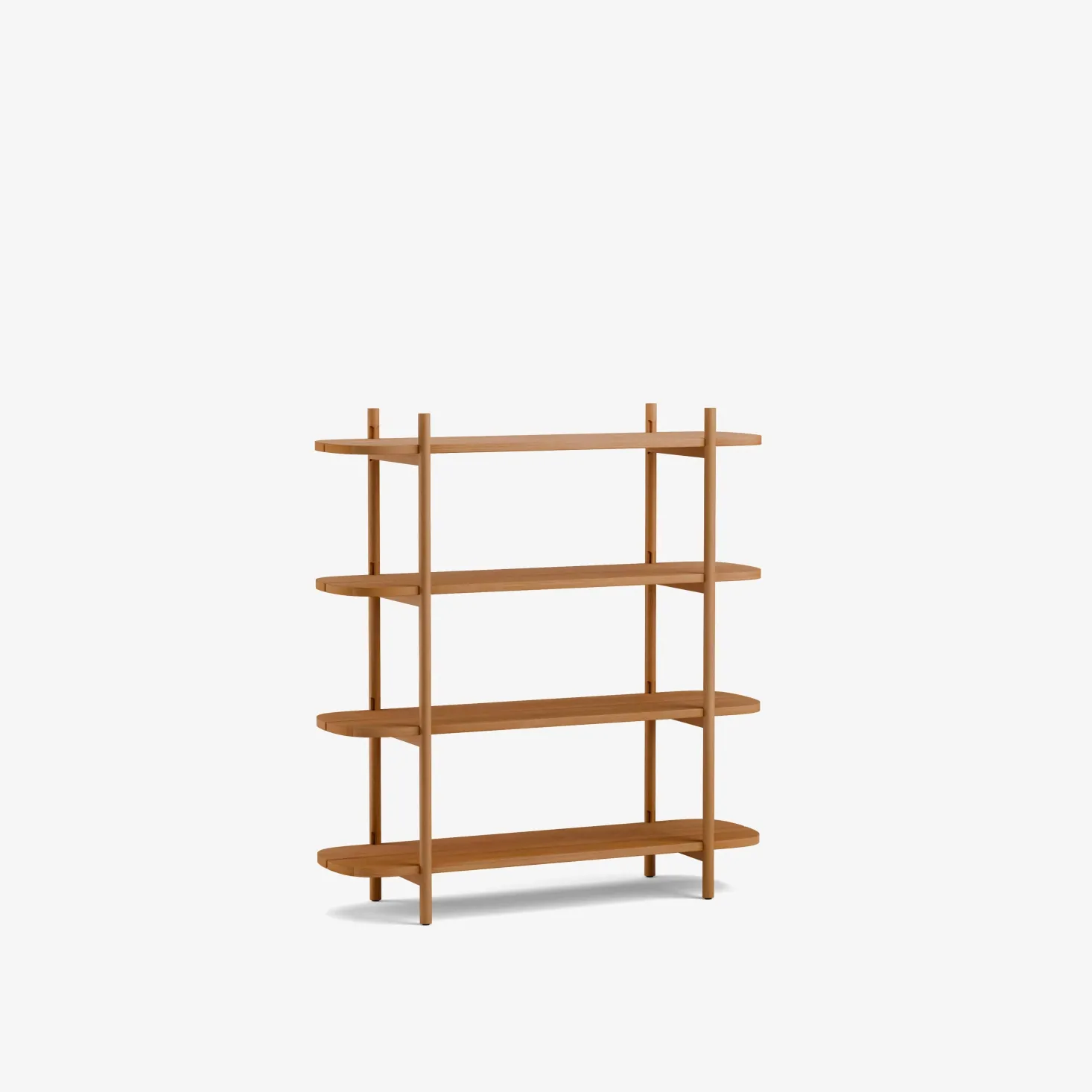 Regal TondaBreite 120 cm (Buche, 4 Fächer)