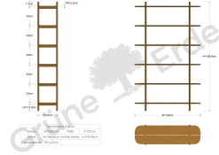 Regal TondaBreite 120 cm (Buche, 6 Fächer)