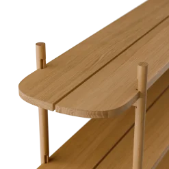 Regal Tonda(Eiche, 6 Fächer)