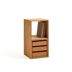 Regal Yunit Pur(Buche, 1 x 2 Fächer)