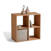 Regal Yunit Pur(Buche, 2 x 2 Fächer)