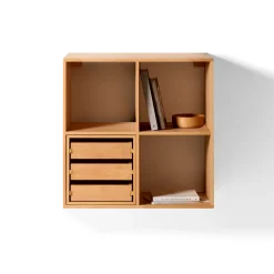 Regal Yunit Pur(Buche, 2 x 2 Fächer)