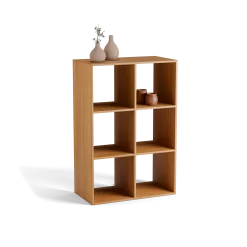 Regal Yunit Pur(Buche, 2 x 3 Fächer)