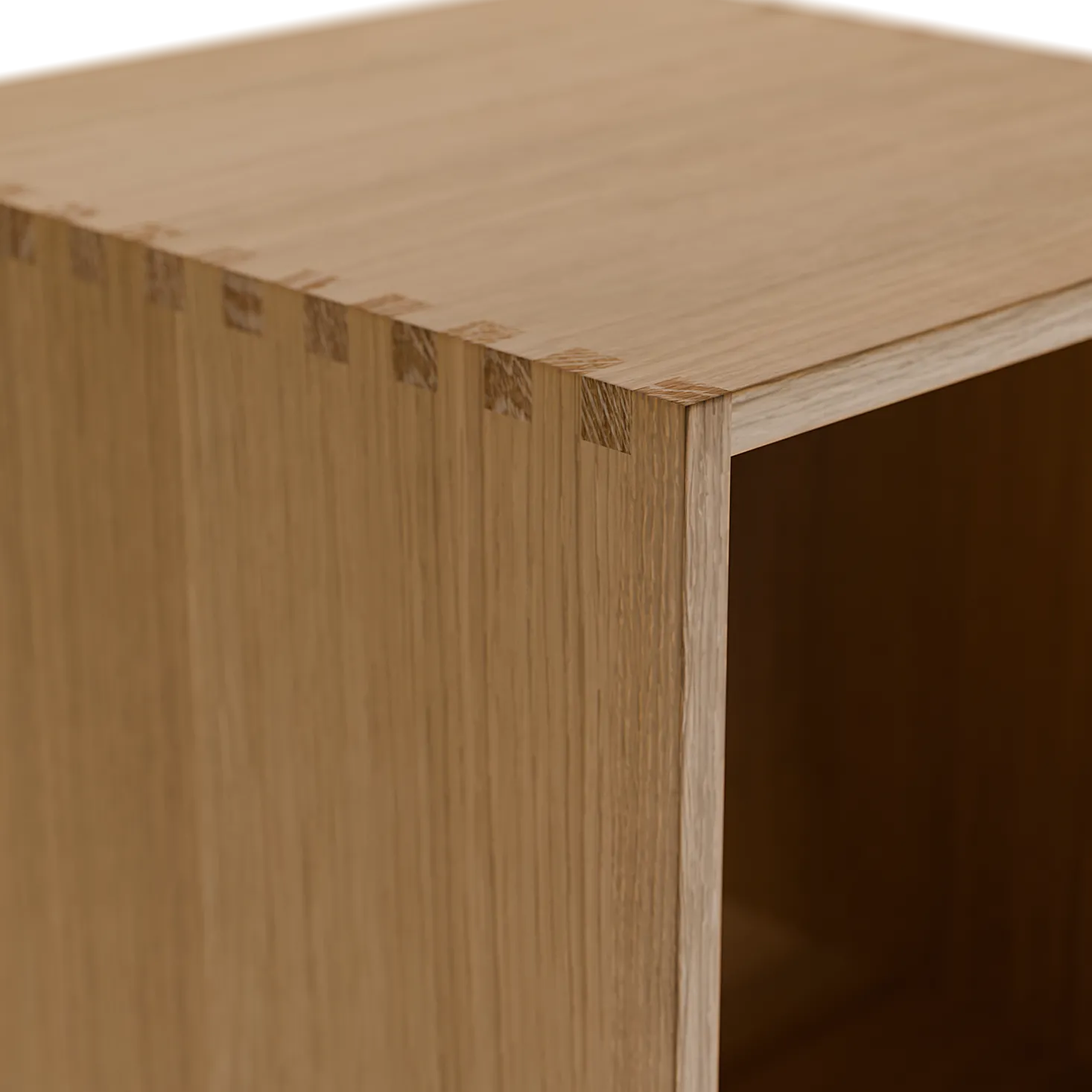 Regal Yunit Pur(Eiche, 1 x 4 Fächer)