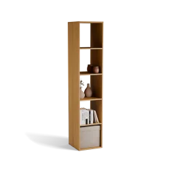 Regal Yunit Pur(Eiche, 1 x 5 Fächer)