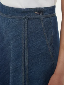Rock aus Bio-Baumwolle(dark denim, 42)