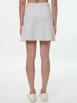Rock aus Bio Baumwolle(grau melange, XL)