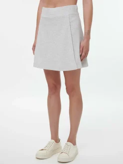 Rock aus Bio Baumwolle(grau melange, XL)