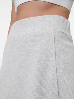 Rock aus Bio Baumwolle(grau melange, XL)