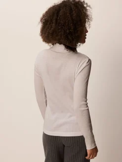 Rollkragenshirt aus Bio Baumwolle/Wolle(grau melange, 40)