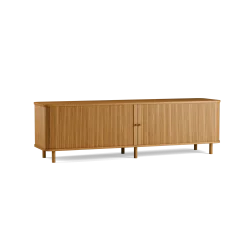 Rolloschrank Tonda inkl 2 FachbretterB 200 x T 50 x H 59,1 cm (Eiche)