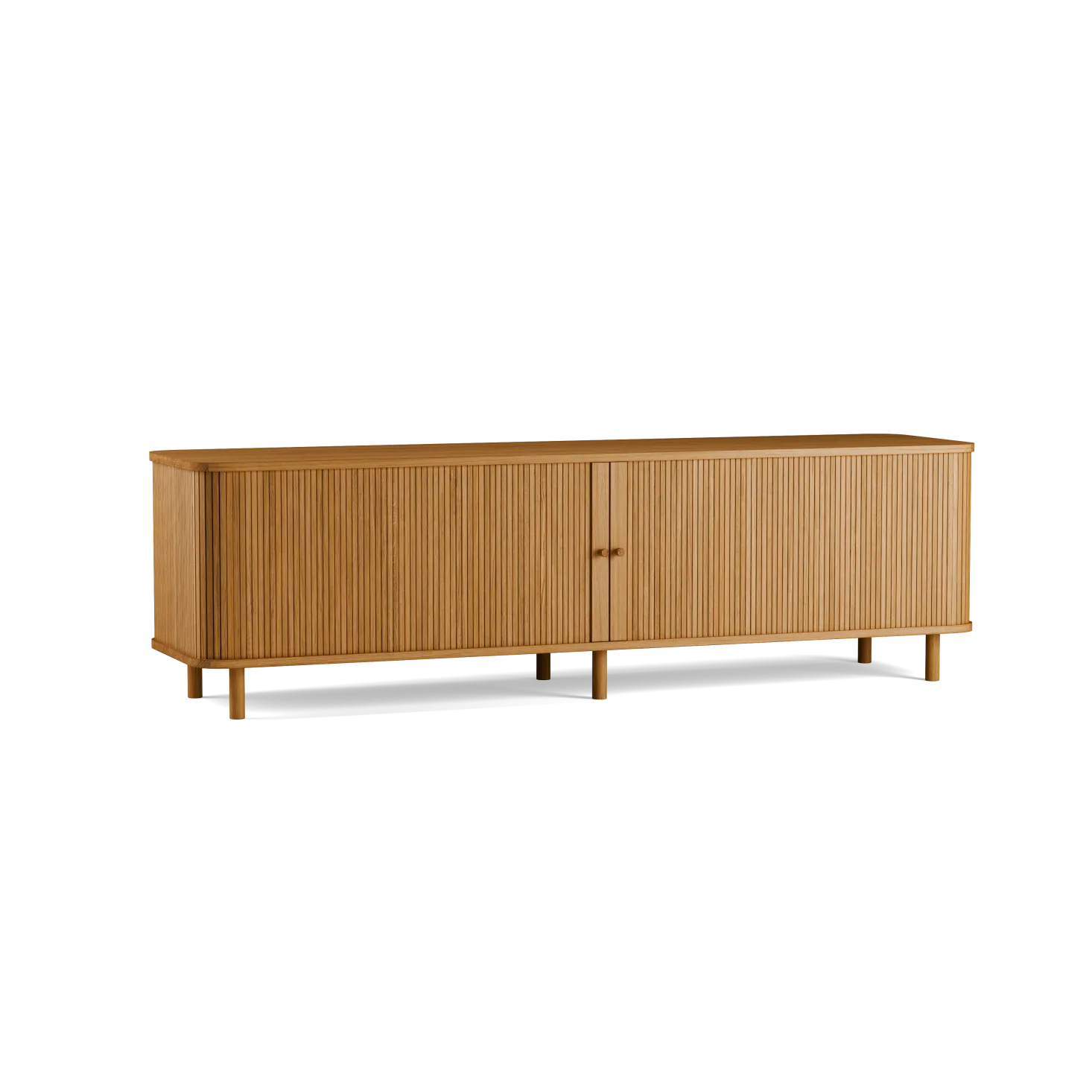 Rolloschrank Tonda inkl 2 FachbretterB 200 x T 50 x H 59,1 cm (Eiche)