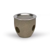Räucherstövchen aus Basaltunglasiert, H 8,5 cm, ø 9 cm