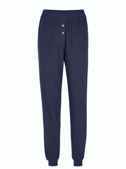 Schlafhose aus Bio-Baumwolle(navy, XS)