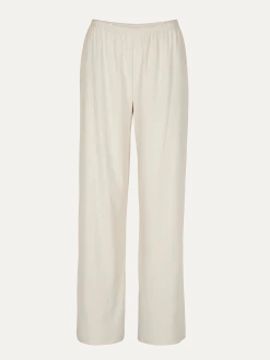 Schlafhose lang aus Bio Baumwolle(creme, XS)