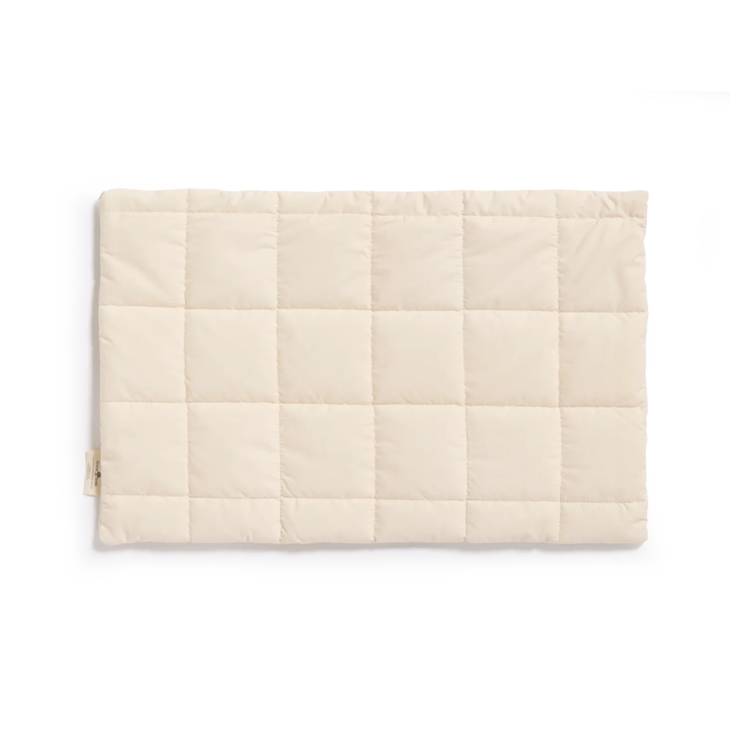 Schlafkissen-Hüllemit Baumwolle versteppt, Reißverschluss (40 x 60 cm)