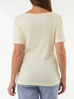 Schlafshirt aus Bio Baumwolle(vanille, XS)