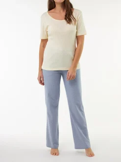 Schlafshirt aus Bio Baumwolle(vanille, XS)