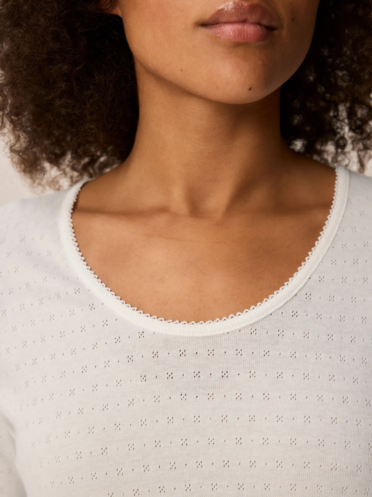 Schlafshirt aus Bio Baumwolle(weiß, XS)