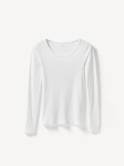 Schlafshirt aus Bio-Baumwolle(weiß, XS)