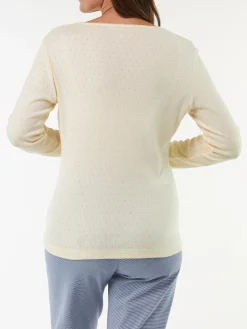 Schlafshirt aus Bio Baumwolle(vanille, XS)