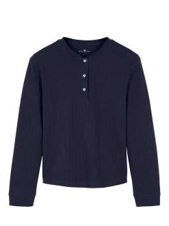 Schlafshirt aus Bio-Baumwolle(navy, XS)