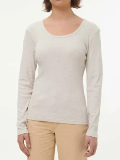 Schlafshirt aus Bio-Baumwolle(natur melange, L)