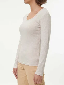 Schlafshirt aus Bio-Baumwolle(natur melange, L)