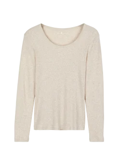 Schlafshirt aus Bio-Baumwolle(natur melange, L)