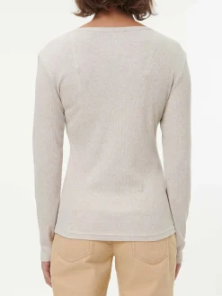 Schlafshirt aus Bio-Baumwolle(natur melange, L)