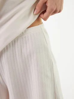 Schlafshorts aus Bio Baumwolle(creme, L)