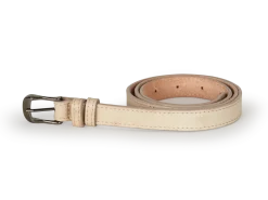 Schmaler Ledergürtel100 % Leder (natur, L)