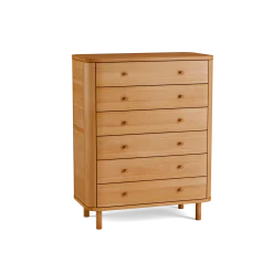 Schrank Tonda 6 LadenB 80 x T 42 x H 101,4 cm (Buche)