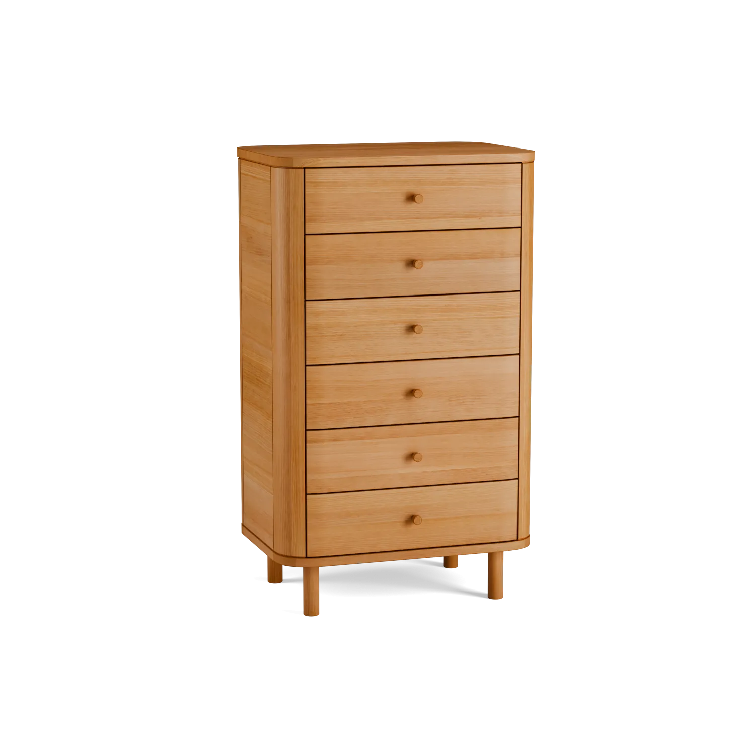 Schrank Tonda 6 LadenB 60 x T 42 x H 101,4 cm (Buche)