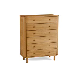 Schrank Tonda 6 LadenB 80 x T 42 x H 101,4 cm (Eiche)