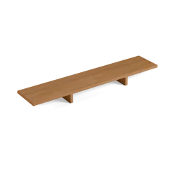Schreibtisch Pureto Fach mit Unterteilung B 93,5 x T 19,8 x H 7,8 cm (Buche)