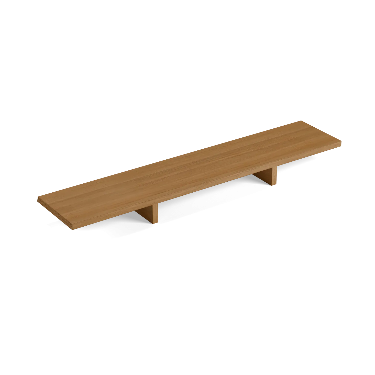 Schreibtisch Pureto Fach mit Unterteilung B 93,5 x T 19,8 x H 7,8 cm (Eiche)
