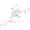 Schreibtisch Pureto Papierablage B 32 x T 25,2 x H 3,2 cm (Buche)