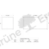 Schreibtisch Quint(Buche, B140xT70xH72cm)