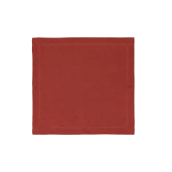 Serviette Ariana mit Ajour40 x 40 cm, 60 % Baumwolle/40 % Leinen, GOTS (granatapfel)