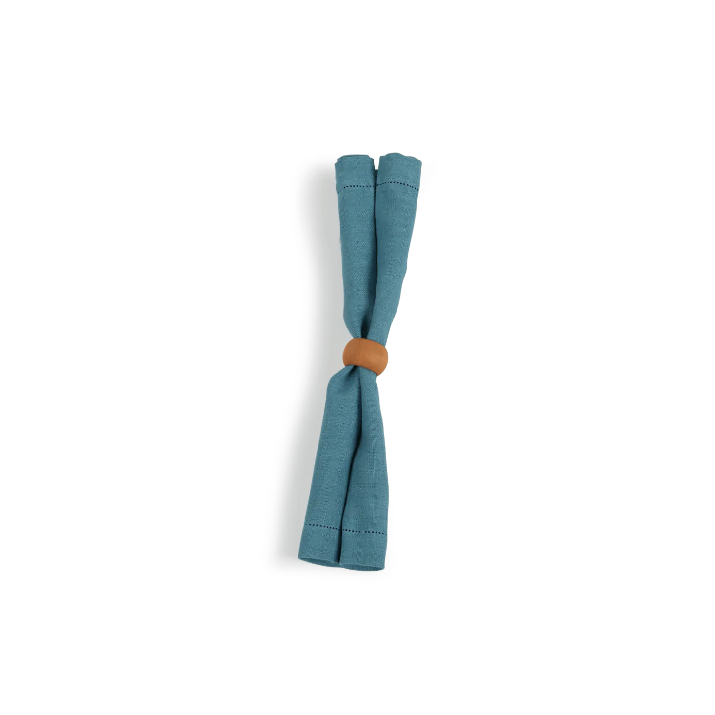 Serviette Ariana mit Ajour40 x 40 cm, 60 % Baumwolle/40 % Leinen, GOTS (meerblau)